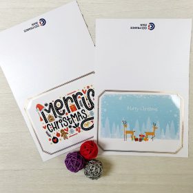 کارت پستال تبریک کریسمس سفارش اتاق بازرگانی ایران و فرانسه